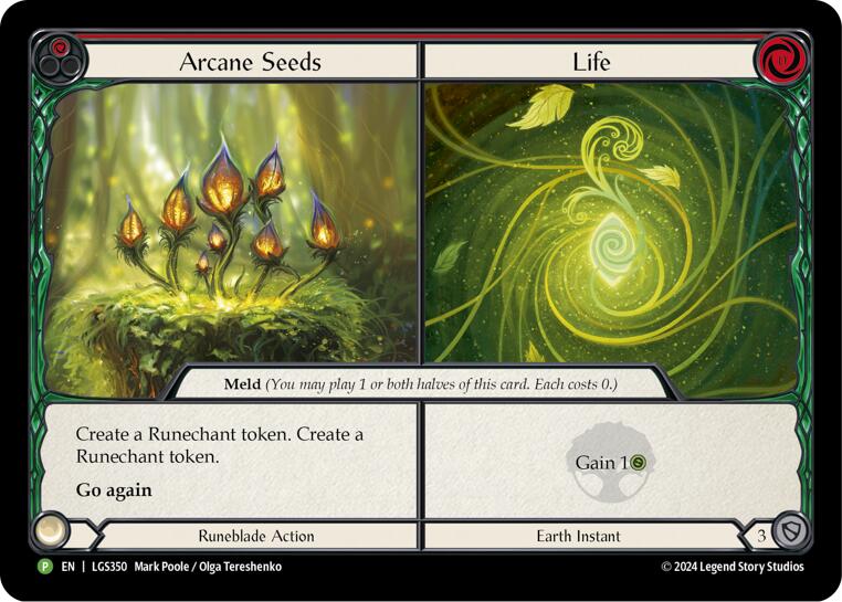 Arcane Seeds // Life [LGS350] (Promo)  Cold Foil | RetroPlay Games