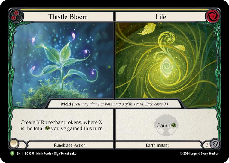 Thistle Bloom // Life [LGS351] (Promo)  Cold Foil | RetroPlay Games