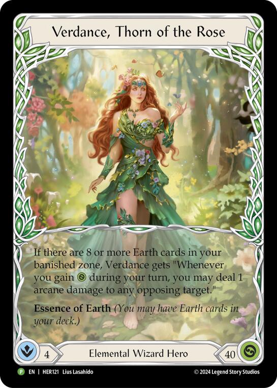 Verdance, Thorn of the Rose [HER121] (Promo)  Rainbow Foil | RetroPlay Games