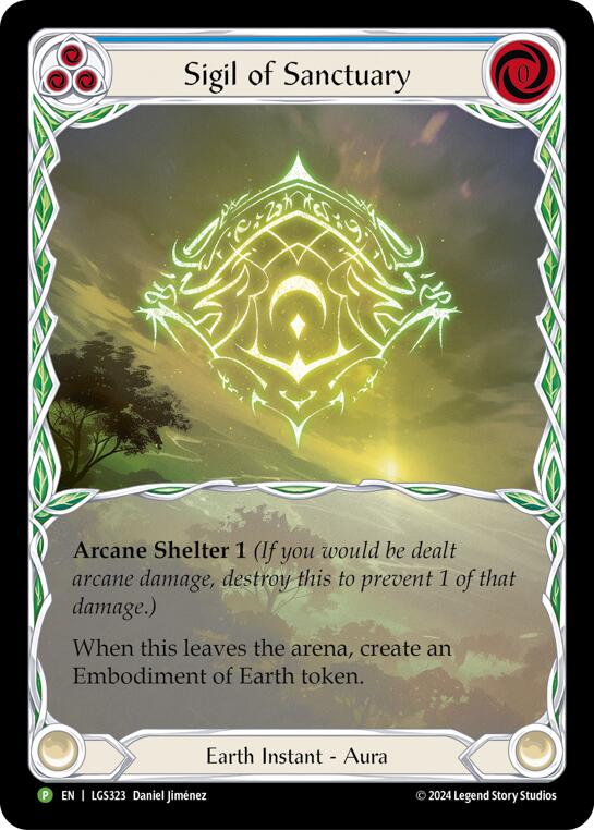 Sigil of Sanctuary (Extended Art) [LGS323] (Promo)  Rainbow Foil | RetroPlay Games