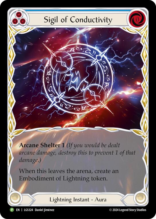 Sigil of Conductivity (Extended Art) [LGS324] (Promo)  Rainbow Foil | RetroPlay Games