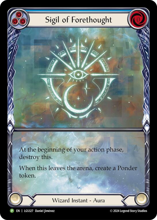 Sigil of Forethought (Extended Art) [LGS327] (Promo)  Rainbow Foil | RetroPlay Games