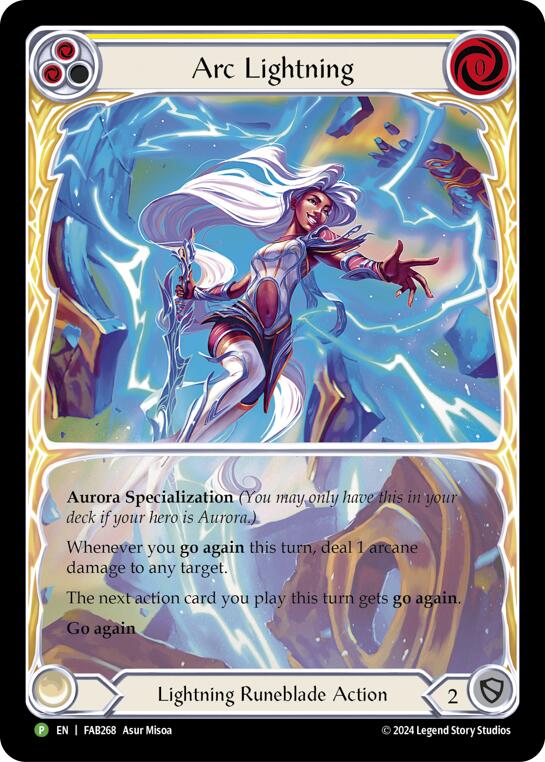 Arc Lightning (Extended Art) [FAB268] (Promo)  Rainbow Foil | RetroPlay Games