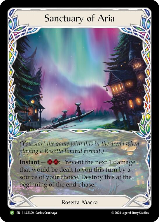 Sanctuary of Aria (Extended Art) [LGS309] (Promo)  Cold Foil | RetroPlay Games