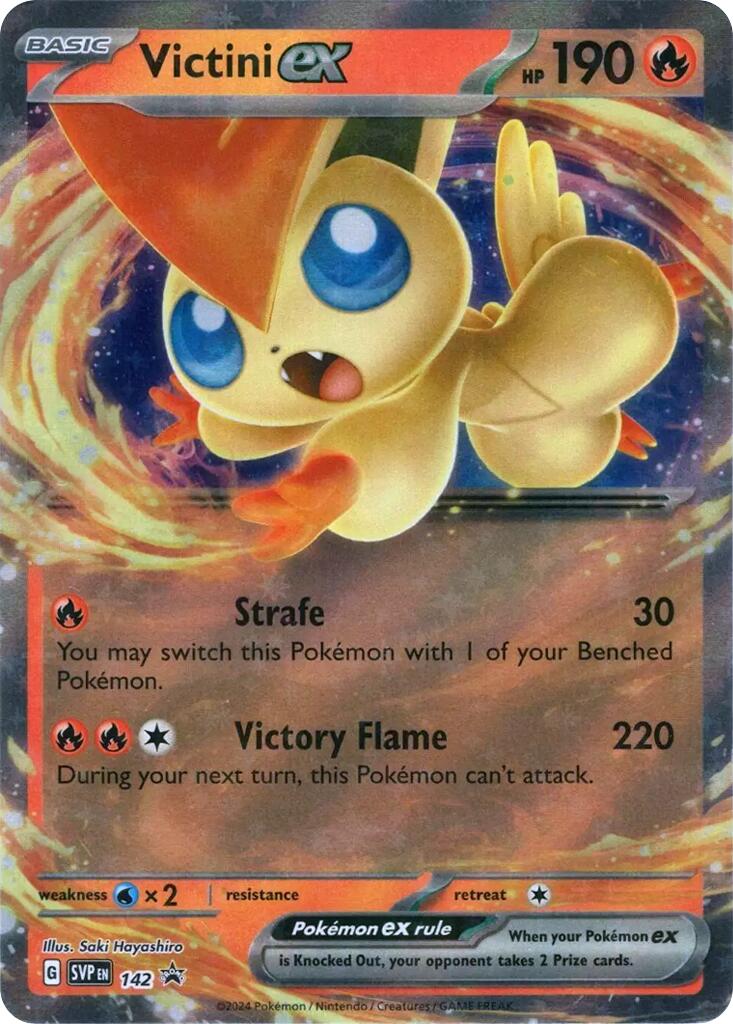 Victini ex (SVP142) [Scarlet & Violet: Black Star Promos] | RetroPlay Games