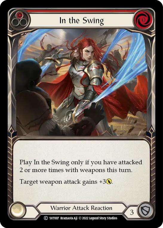 In the Swing (Red) [1HT007] (History Pack 1 Dorinthea Blitz Deck) | RetroPlay Games