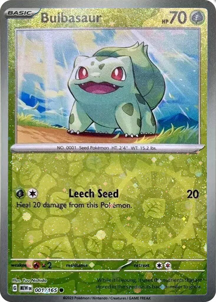 Bulbasaur (001/165) (Cosmos Holo) (Costco Exclusive) [Miscellaneous Cards] | RetroPlay Games