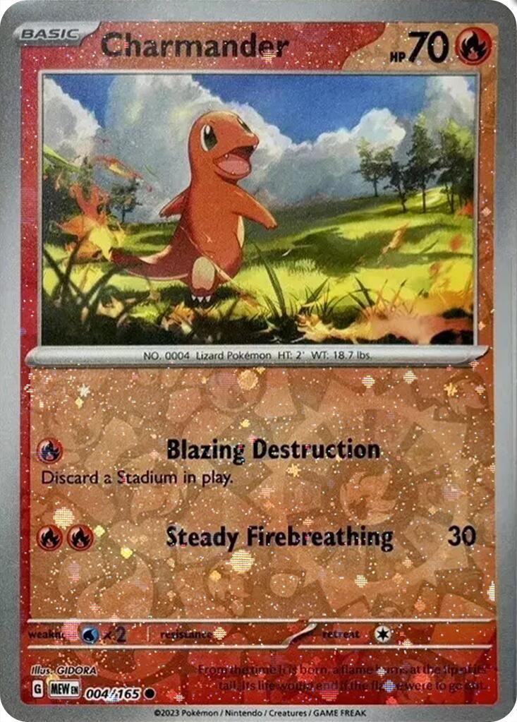 Charmander (004/165) (Cosmos Holo) (Costco Exclusive) [Miscellaneous Cards] | RetroPlay Games