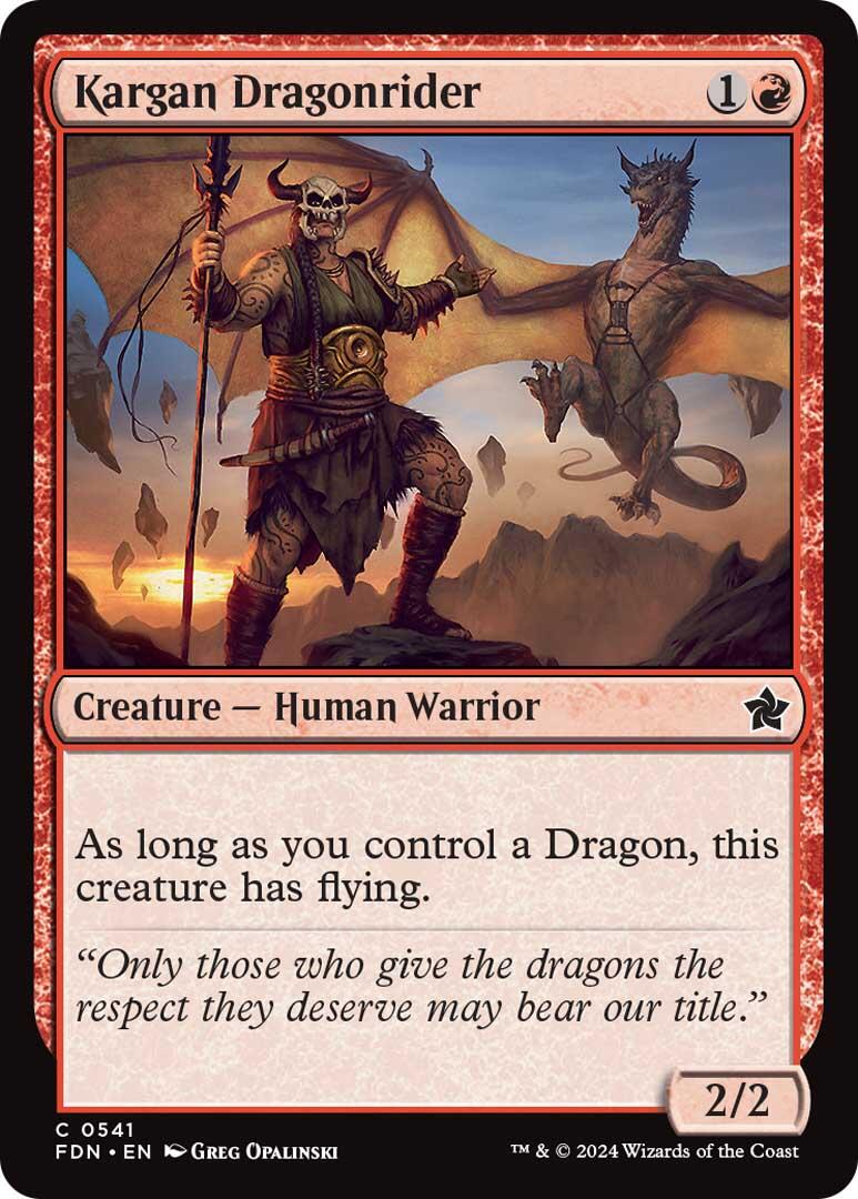 Kargan Dragonrider [Foundations] | RetroPlay Games