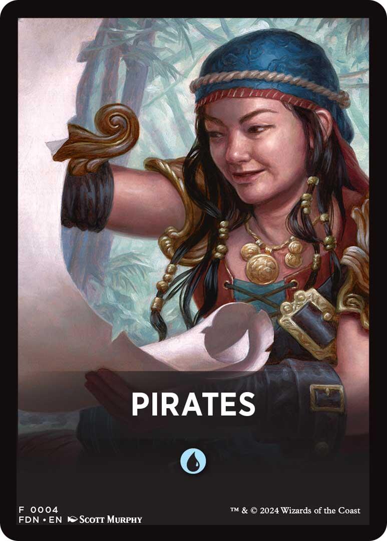 Pirates Theme Card [Foundations Tokens] | RetroPlay Games