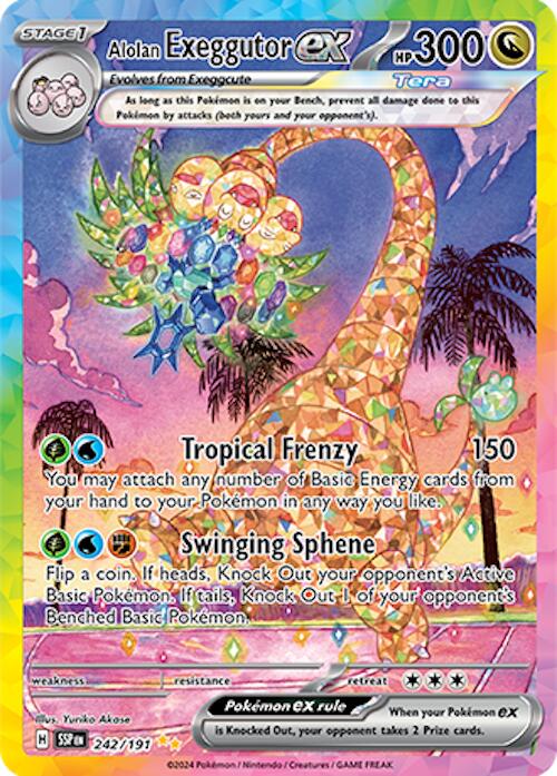 Alolan Exeggutor ex (242/191) [Scarlet & Violet: Surging Sparks] | RetroPlay Games