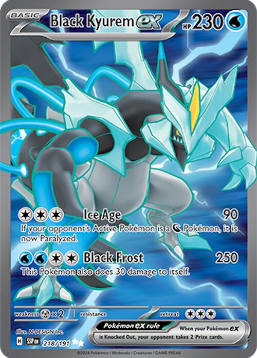 Black Kyurem ex (218/191) [Scarlet & Violet: Surging Sparks] | RetroPlay Games