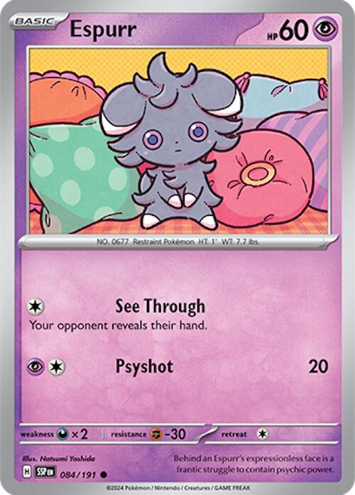 Espurr (084/191) [Scarlet & Violet: Surging Sparks] | RetroPlay Games