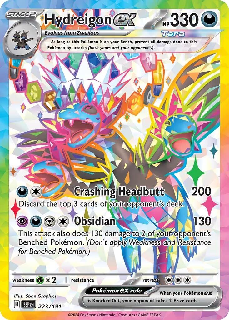 Hydreigon ex (223/191) [Scarlet & Violet: Surging Sparks] | RetroPlay Games