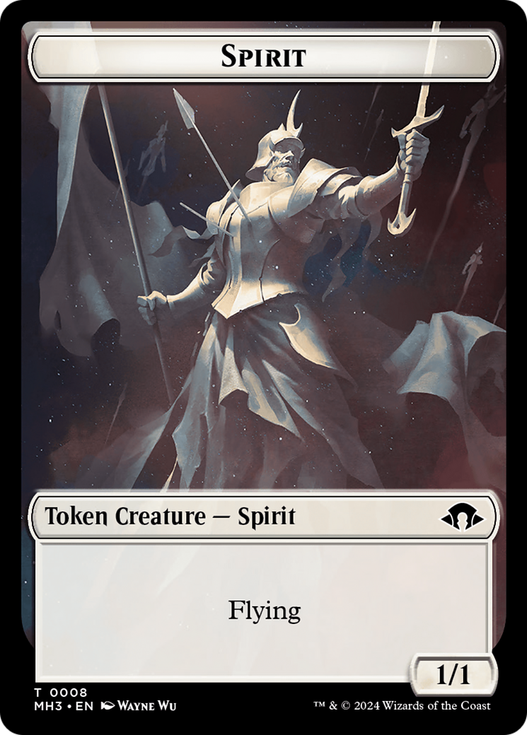 Phyrexian Germ // Spirit (0008) Double-Sided Token [Modern Horizons 3 Tokens] | RetroPlay Games