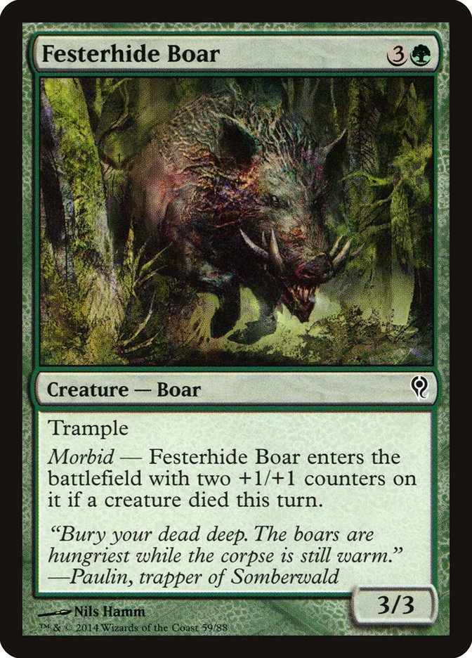 Festerhide Boar [Duel Decks: Jace vs. Vraska] | RetroPlay Games