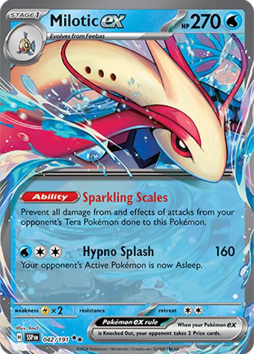 Milotic ex (042/191) [Scarlet & Violet: Surging Sparks] | RetroPlay Games