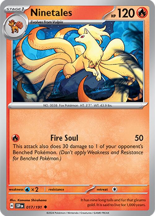 Ninetales (017/191) [Scarlet & Violet: Surging Sparks] | RetroPlay Games