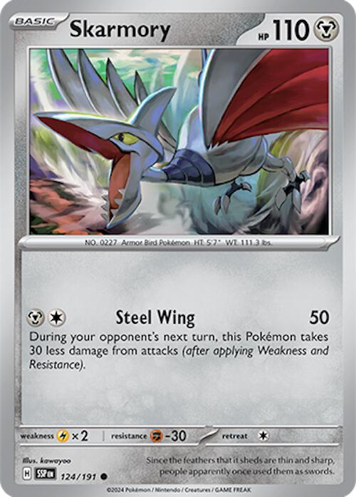 Skarmory (124/191) [Scarlet & Violet: Surging Sparks] | RetroPlay Games