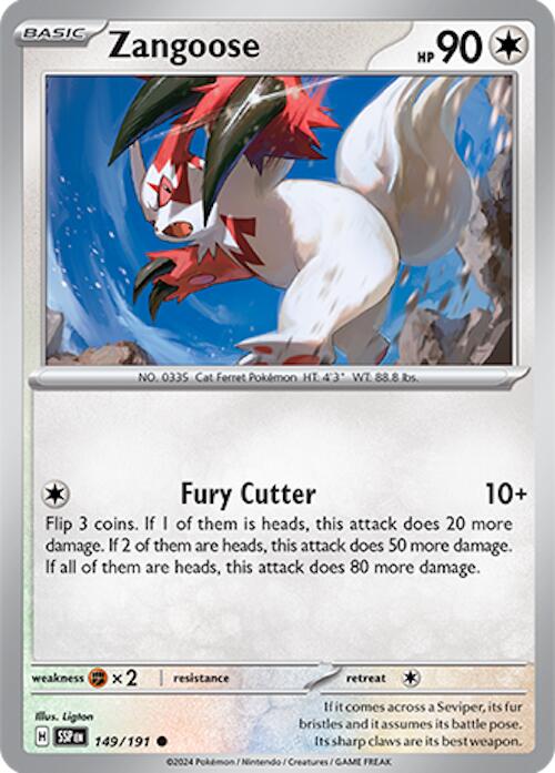 Zangoose (149/191) [Scarlet & Violet: Surging Sparks] | RetroPlay Games