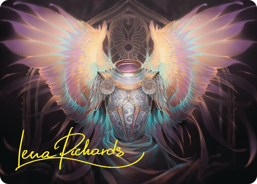 Celestial Armor Art Card (2/54) (Gold-Stamped Signature) [Foundations Art Series] | RetroPlay Games