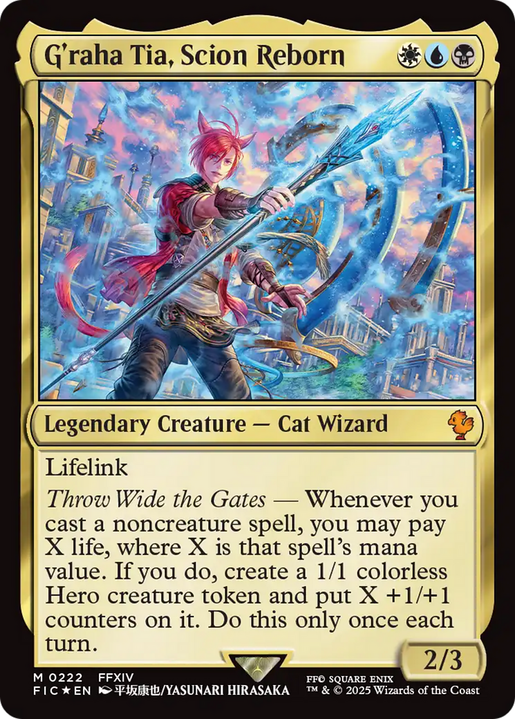 G'raha Tia, Scion Reborn (Surge Foil) [FINAL FANTASY Commander] | RetroPlay Games