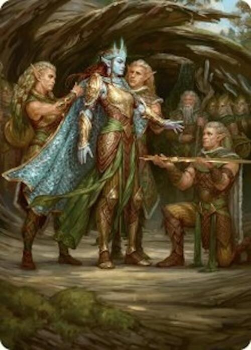 Lathril, Blade of the Elves Art Card (48/54) [Foundations Art Series] | RetroPlay Games