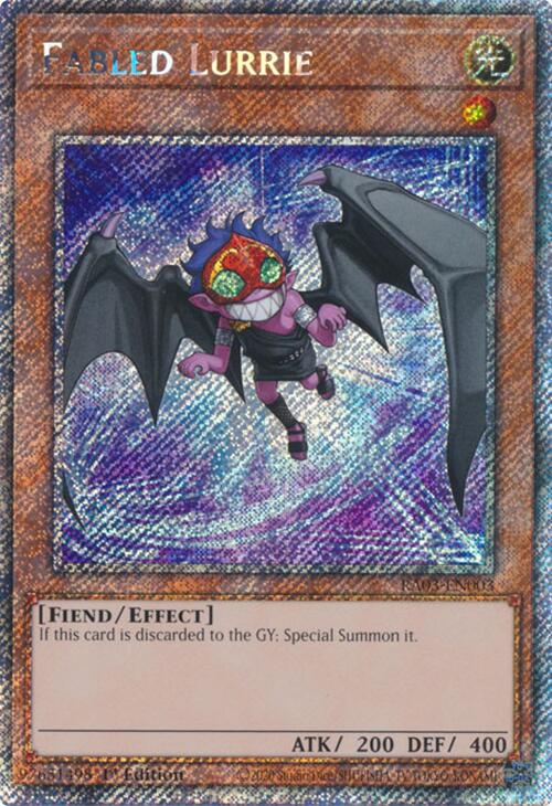 Fabled Lurrie (Platinum Secret Rare) [RA03-EN003] Platinum Secret Rare | RetroPlay Games