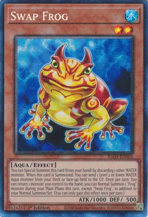 Swap Frog (CR) [RA03-EN005] Prismatic Collector's Rare | RetroPlay Games