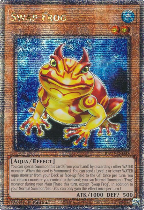 Swap Frog (Quarter Century Secret Rare) [RA03-EN005] Quarter Century Secret Rare | RetroPlay Games