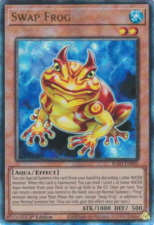 Swap Frog (UTR) [RA03-EN005] Prismatic Ultimate Rare | RetroPlay Games