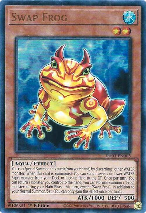 Swap Frog (UR) [RA03-EN005] Ultra Rare | RetroPlay Games