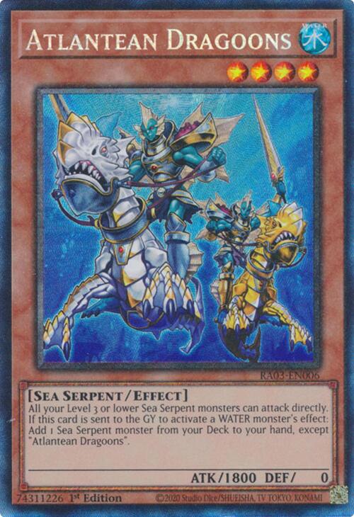 Atlantean Dragoons (CR) [RA03-EN006] Prismatic Collector's Rare | RetroPlay Games