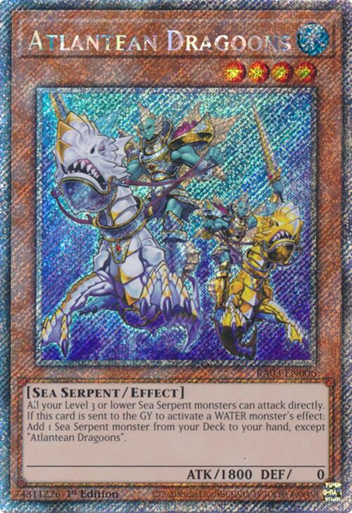 Atlantean Dragoons (Platinum Secret Rare) [RA03-EN006] Platinum Secret Rare | RetroPlay Games