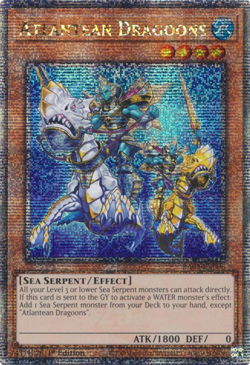 Atlantean Dragoons (Quarter Century Secret Rare) [RA03-EN006] Quarter Century Secret Rare | RetroPlay Games