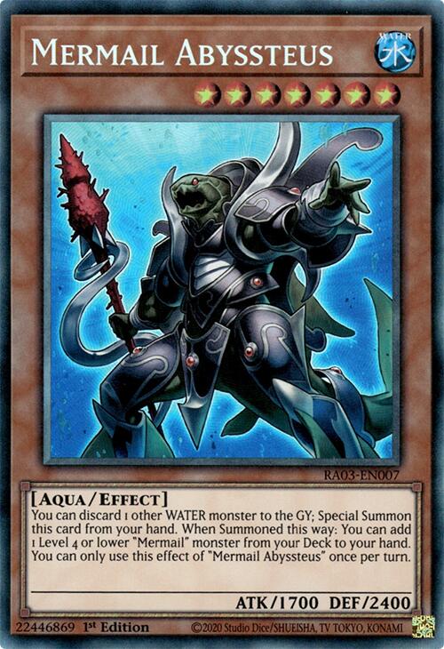 Mermail Abyssteus (CR) [RA03-EN007] Prismatic Collector's Rare | RetroPlay Games