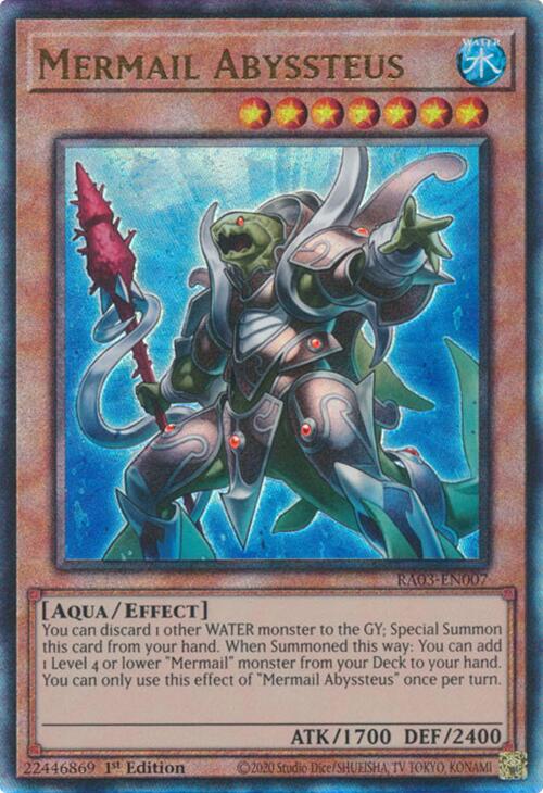 Mermail Abyssteus (UTR) [RA03-EN007] Prismatic Ultimate Rare | RetroPlay Games