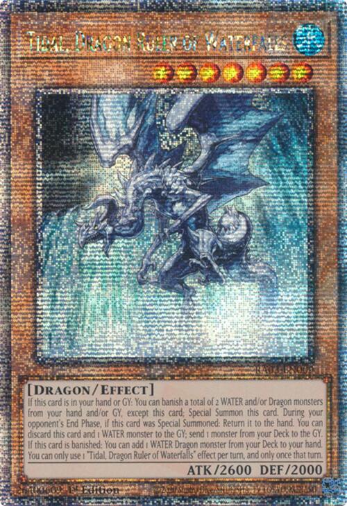 Tidal, Dragon Ruler of Waterfalls (Quarter Century Secret Rare) [RA03-EN009] Quarter Century Secret Rare | RetroPlay Games