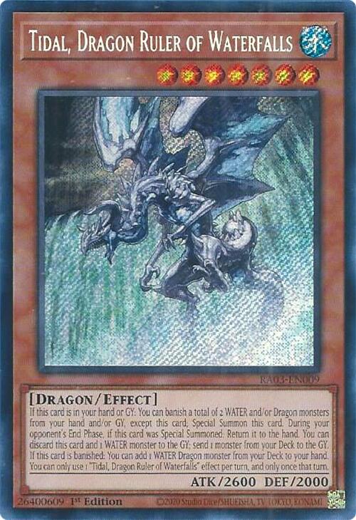 Tidal, Dragon Ruler of Waterfalls (Secret Rare) [RA03-EN009] Secret Rare | RetroPlay Games