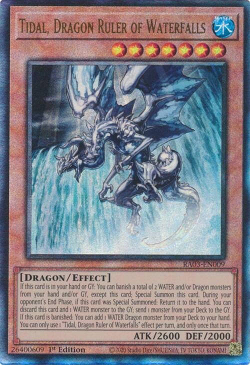 Tidal, Dragon Ruler of Waterfalls (UTR) [RA03-EN009] Prismatic Ultimate Rare | RetroPlay Games