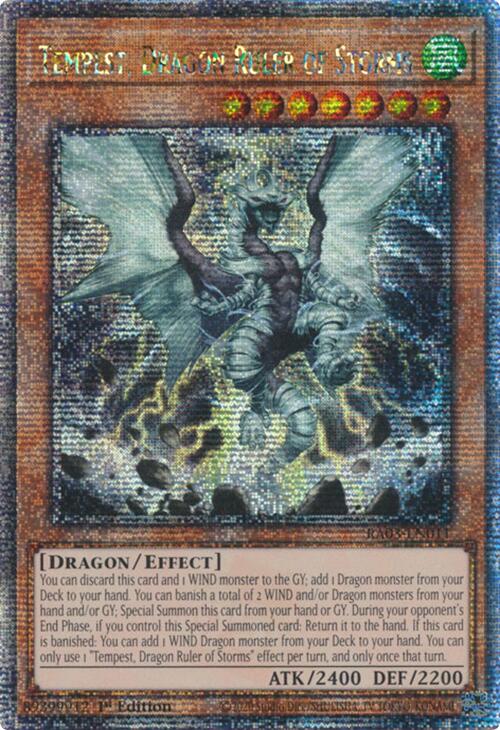 Tempest, Dragon Ruler of Storms (Quarter Century Secret Rare) [RA03-EN011] Quarter Century Secret Rare | RetroPlay Games