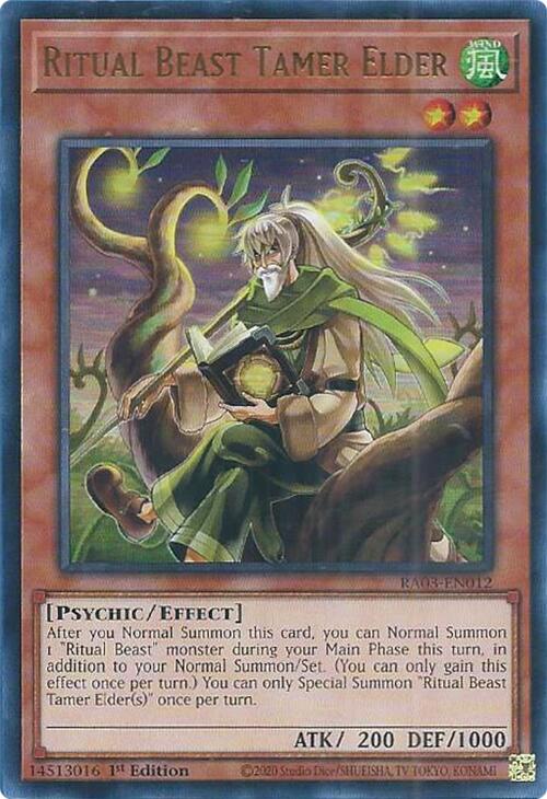 Ritual Beast Tamer Elder (UR) [RA03-EN012] Ultra Rare | RetroPlay Games