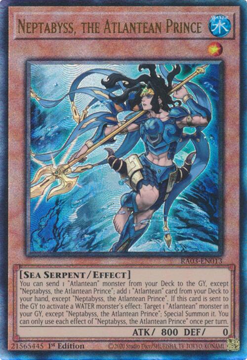 Neptabyss, the Atlantean Prince (UTR) [RA03-EN013] Prismatic Ultimate Rare | RetroPlay Games