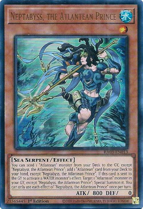 Neptabyss, the Atlantean Prince (UR) [RA03-EN013] Ultra Rare | RetroPlay Games