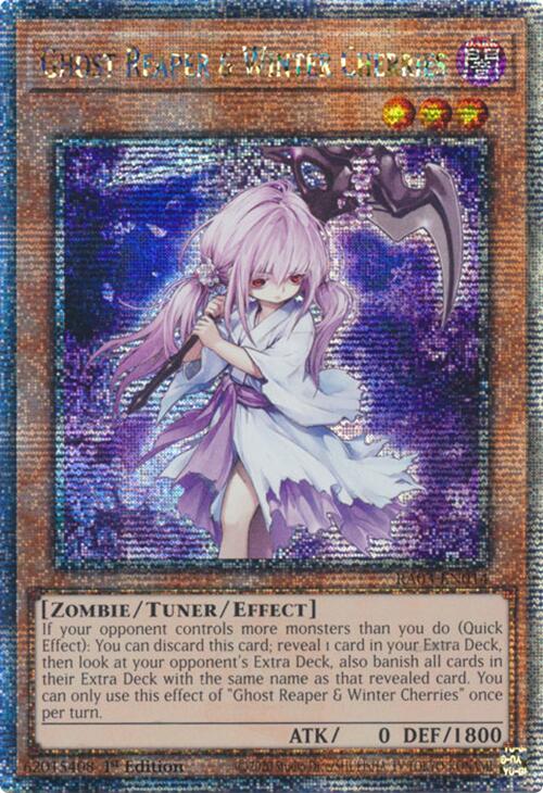 Ghost Reaper & Winter Cherries (Quarter Century Secret Rare) [RA03-EN014] Quarter Century Secret Rare | RetroPlay Games