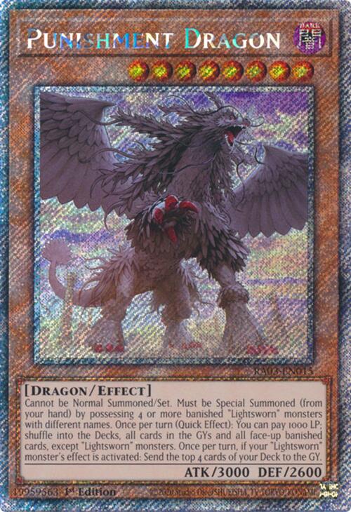 Punishment Dragon (Platinum Secret Rare) [RA03-EN015] Platinum Secret Rare | RetroPlay Games