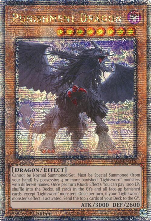 Punishment Dragon (Quarter Century Secret Rare) [RA03-EN015] Quarter Century Secret Rare | RetroPlay Games