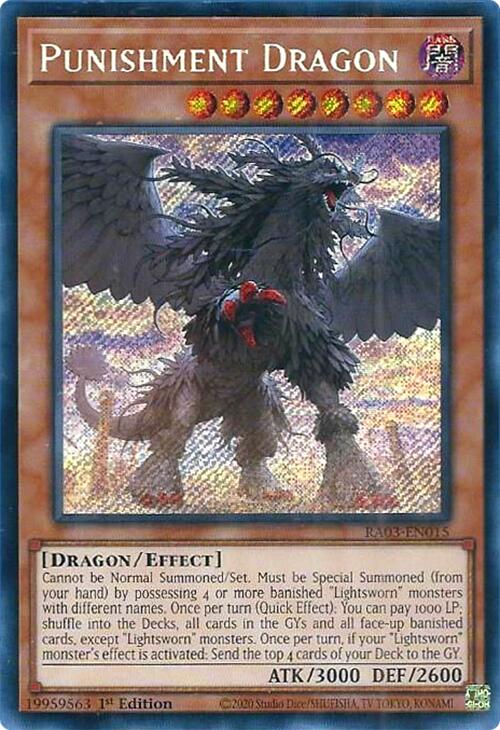 Punishment Dragon (Secret Rare) [RA03-EN015] Secret Rare | RetroPlay Games