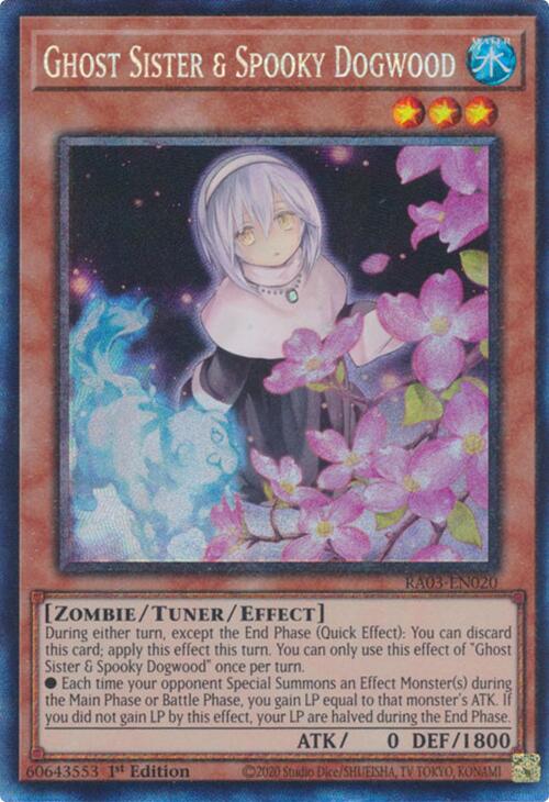 Ghost Sister & Spooky Dogwood (Alternate Art) (CR) [RA03-EN020] Prismatic Collector's Rare | RetroPlay Games