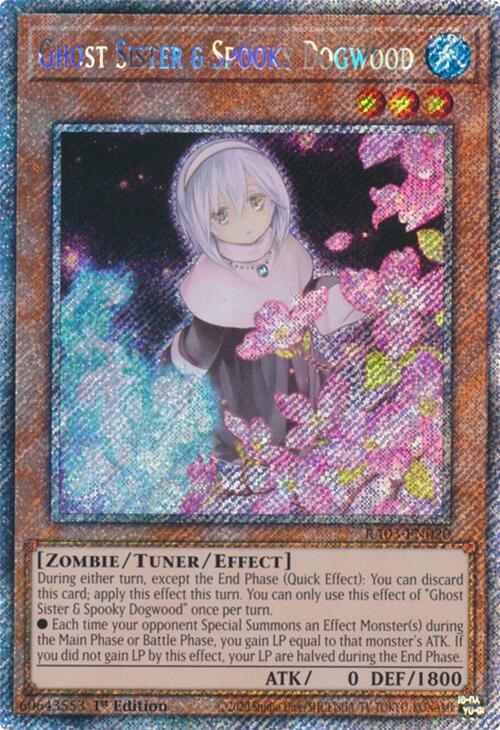 Ghost Sister & Spooky Dogwood (Platinum Secret Rare) [RA03-EN020] Platinum Secret Rare | RetroPlay Games